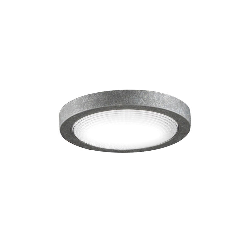 Fanimation Spitfire LED Light Kit 7in | Galvanized and Opal Frosted Glass | Ceiling Fan Light Kit | 18W 1400 Lumens 3000K | Model LK6721BGZ