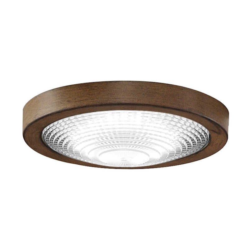 Fanimation Spitfire 8in LED Light Kit | Driftwood and Opal Frosted Glass | Ceiling Fan Light | 1300 Lumens, 3000K | Model LK6721DF