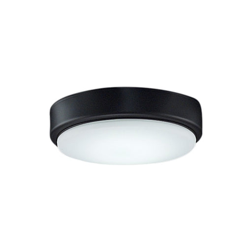 Fanimation Levon Custom 7in LED Light Kit | Black and Opal Frosted Glass | Ceiling Fan Light | 1400 Lumens, 3000K | Model LK7912BBL