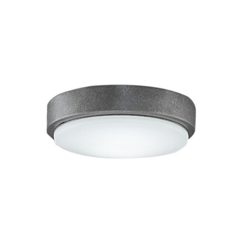 Fanimation Levon Custom 7in LED Light Kit | Galvanized and Opal Frosted Glass | Ceiling Fan Light Kit for Living Room & Bedroom | Model LK7912GZ