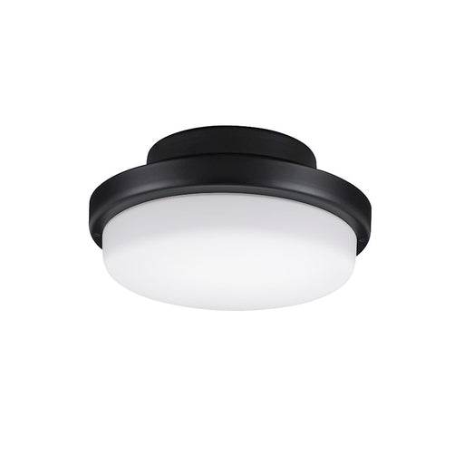 Fanimation TriAire 7in 1-Light LED Light Kit | Black and Opal Frosted Glass | Wet Rated Ceiling Fan Light Kit | 7 x 7 x 3 in | Model LK8514BLW