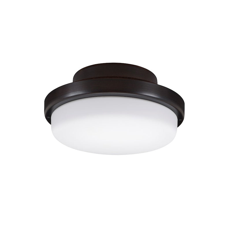 Fanimation TriAire 7in 1-Light LED Light Kit | Dark Bronze and Opal Frosted Glass | Wet Rated Ceiling Fan Light Kit | 7 x 7 x 3 in | Model LK8514DZW
