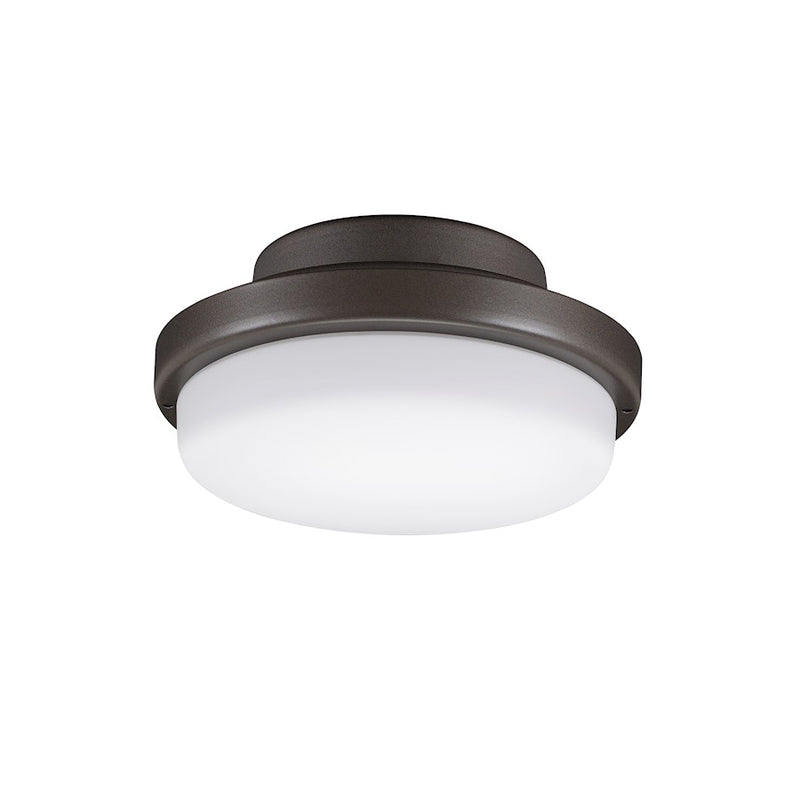 Fanimation TriAire Custom 7in LED Light Kit | Matte Greige and Opal Frosted Glass | Ceiling Fan Light Kit for Indoor & Covered | Model LK8514GRW