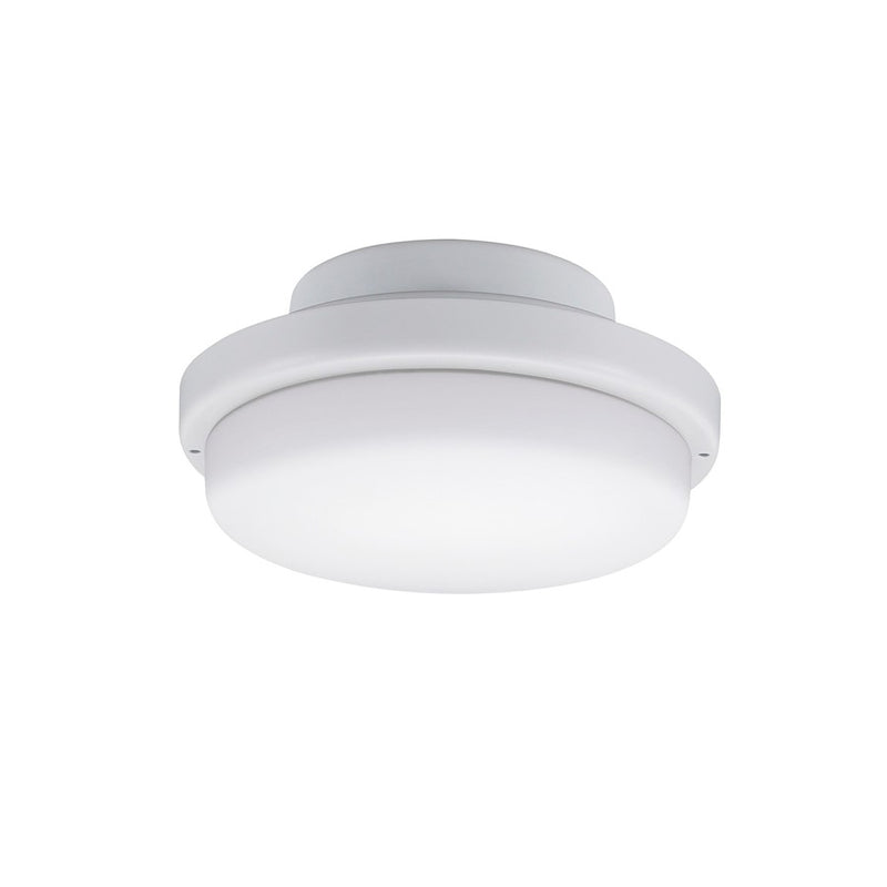 Fanimation TriAire Custom 7in LED CCT Light Kit | Matte White and Opal Frosted Glass | Ceiling Fan Light Kit for Indoor & Covered | Model LK8514MWM