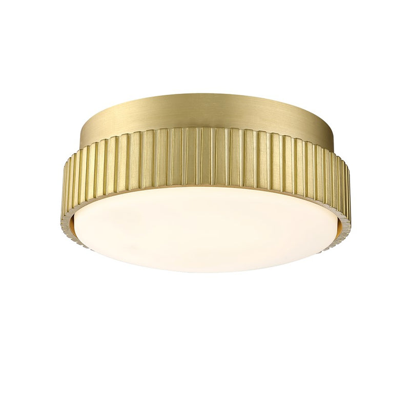 Fanimation Kute Ceiling Fan Knurled CCT Select LED Light Kit, Brass - LK8561BS