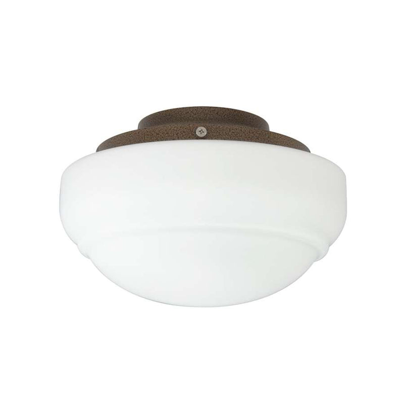 Fanimation Low Profile Light Kit 5.2in 1-Light Ceiling Fan Light Kit | Oil-Rubbed Bronze and Rounded Glass | Bedroom & Living Room | Model LKLP101OB