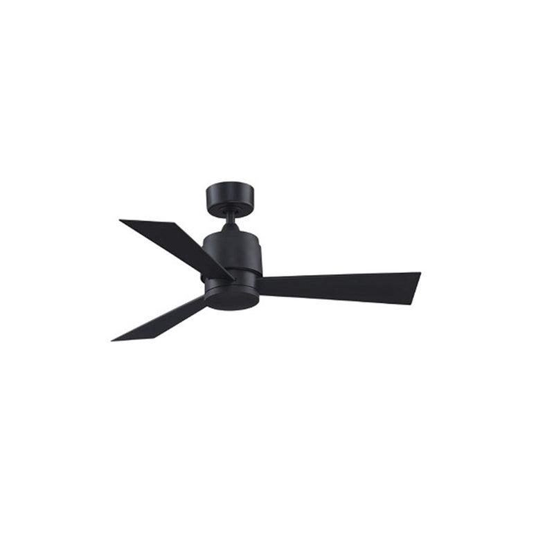 Fanimation Zonix Wet Custom 44in 3-Blade Ceiling Fan | Modern Black Finish | Covered Patio & Outdoor Living | 44 x 44 x 15 in | Model MA4660BLW