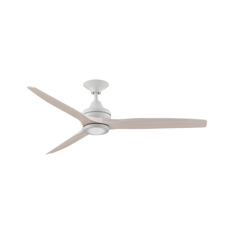 Fanimation Spitfire 60in 3-Blade Ceiling Fan | Matte White Motor | Damp Rated for Covered Patios & Bedrooms | 6641 CFM, 21° Pitch | Model MA6721BMW