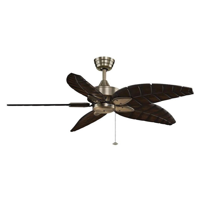 Fanimation Windpointe Antique Brass Motor Only | Traditional 5-Blade Ceiling Fan | Living Room & Bedroom | 44-80in Sweep, 4649 CFM | Model MA7500AB