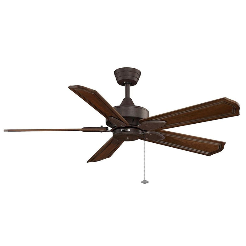 Fanimation Windpointe 5-Blade Motor Only | Rust Finish Ceiling Fan Motor | Damp Location Indoor & Covered Patio | 8.5 x 10 x 8.5 in | Model MA7500RS