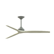 Fanimation Spitfire 64in 3-Blade DC Ceiling Fan Motor Only | Antique Graphite | Living Room & Covered Patio | 64 x 64 x 20 in | Model MAD6721AGP