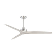 Fanimation Spitfire 64in DC Ceiling Fan | Brushed Nickel 3-Blade | Living Room & Covered Patio | 64 x 64 x 21 in | Model MAD6721BN