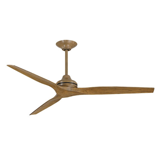 Fanimation Spitfire 64in DC Ceiling Fan | Driftwood 3-Blade | Living Room & Covered Patio | 64 x 64 x 21 in | Model MAD6721DF