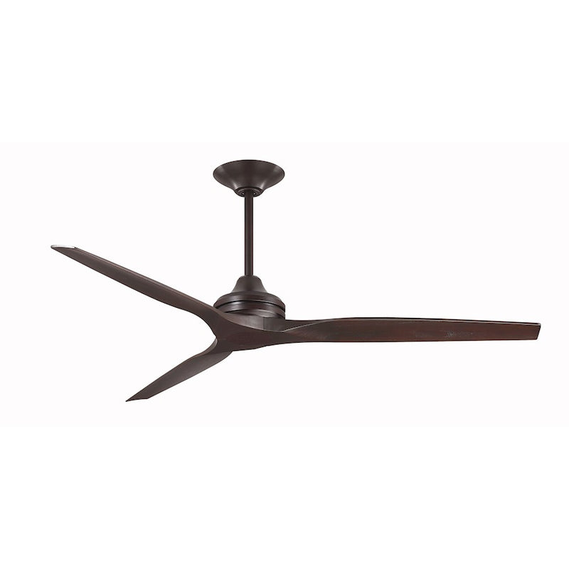Fanimation Spitfire 64in DC Ceiling Fan | Dark Bronze 3-Blade | Living Room & Covered Patio | 64 x 64 x 21 in | Model MAD6721DZ