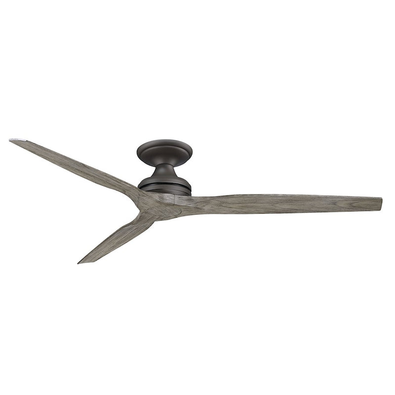 Fanimation Spitfire DC 64in 3-Blade Ceiling Fan | Matte Greige Finish | Outdoor Patio & Bedroom | 64 x 64 x 21 in | Model MAD6721GR