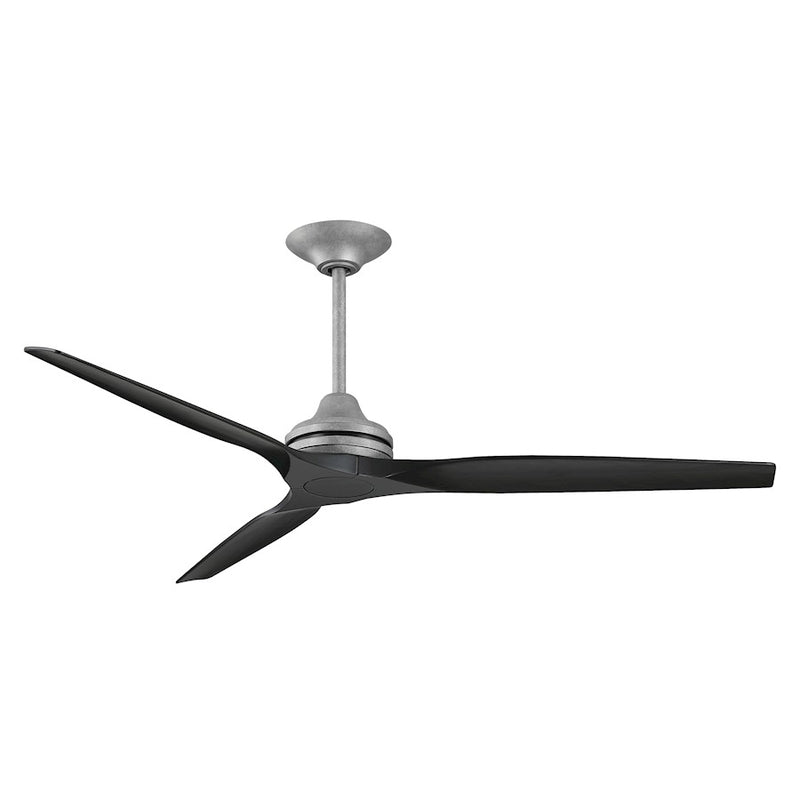 Fanimation Spitfire DC 64in 3-Blade Ceiling Fan | Galvanized Finish | Outdoor Patio & Bedroom | 64 x 64 x 21 in | Model MAD6721GZ
