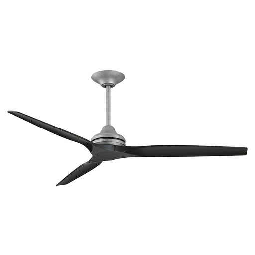 Fanimation Spitfire DC 64in 3-Blade Ceiling Fan | Galvanized Finish | Outdoor Patio & Bedroom | 64 x 64 x 21 in | Model MAD6721GZ