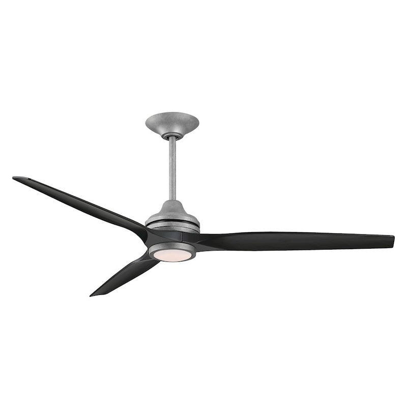 Fanimation Spitfire DC 64in 3-Blade Ceiling Fan | Galvanized Finish | Outdoor Patio & Bedroom | 64 x 64 x 21 in | Model MAD6721GZ