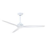 Fanimation Spitfire DC 64in 3-Blade Ceiling Fan | Matte White Finish | Outdoor Patio & Bedroom | 64 x 64 x 21 in | Model MAD6721MW