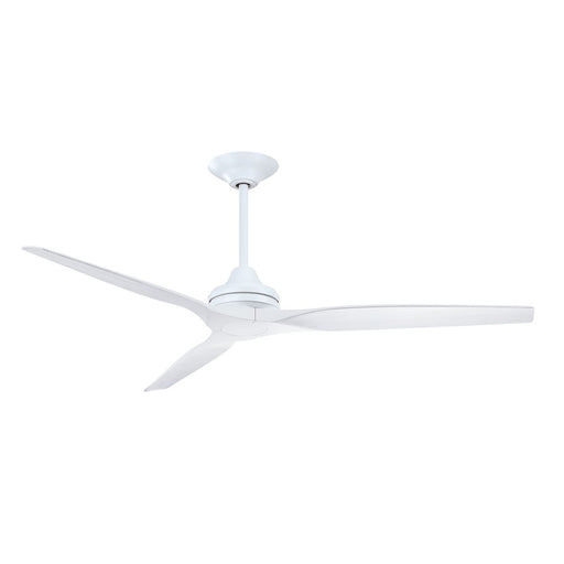 Fanimation Spitfire DC 64in 3-Blade Ceiling Fan | Matte White Finish | Outdoor Patio & Bedroom | 64 x 64 x 21 in | Model MAD6721MW