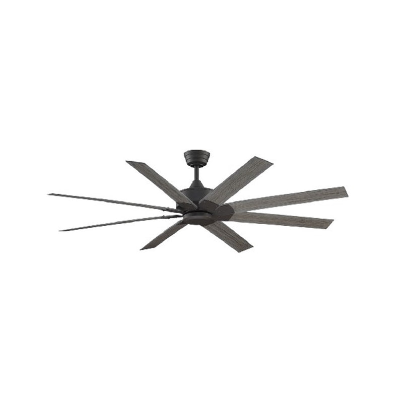 Fanimation Levon Custom 52in 8-Blade Ceiling Fan | Contemporary Matte Greige DC Motor | Living Room & Covered Patio | Model MAD7912GR