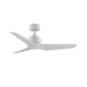 Fanimation TriAire Custom 44-60in Ceiling Fan Motor | Matte White | Indoor & Outdoor Wet Rated | 16 Speeds DC | Model MAD8514MWM
