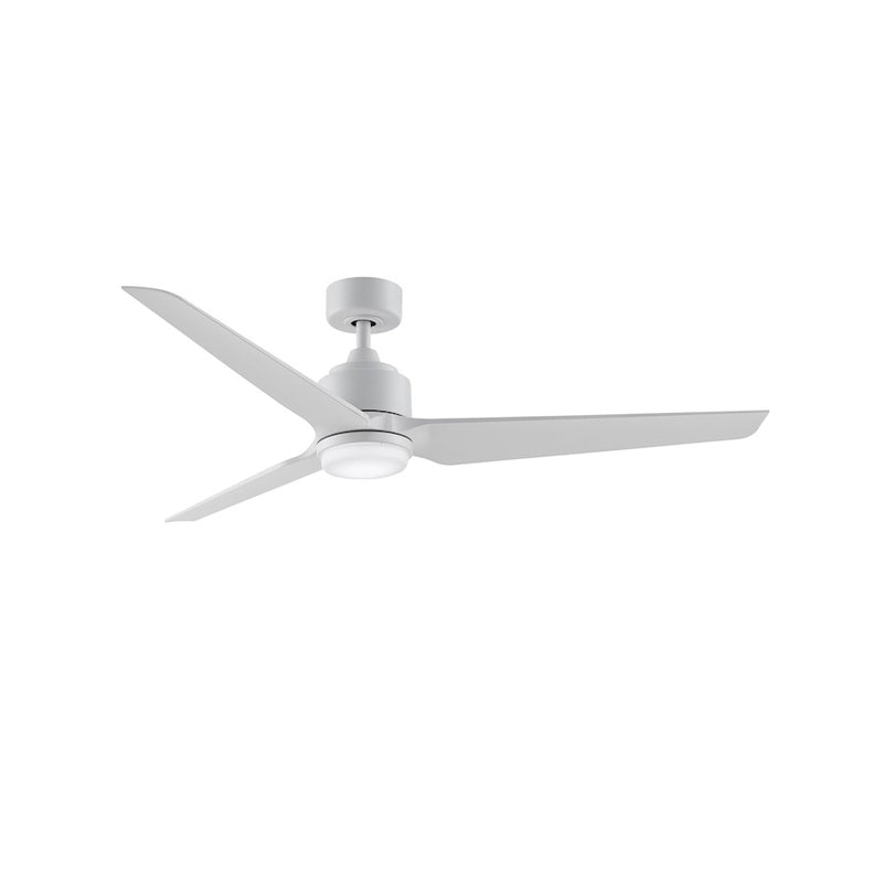 Fanimation TriAire Custom 44in 3-Blade Ceiling Fan Motor | Matte White DC Motor | Indoor & Outdoor Wet Rated | 44 x 44 x 12 in | Model MAD8514MWW