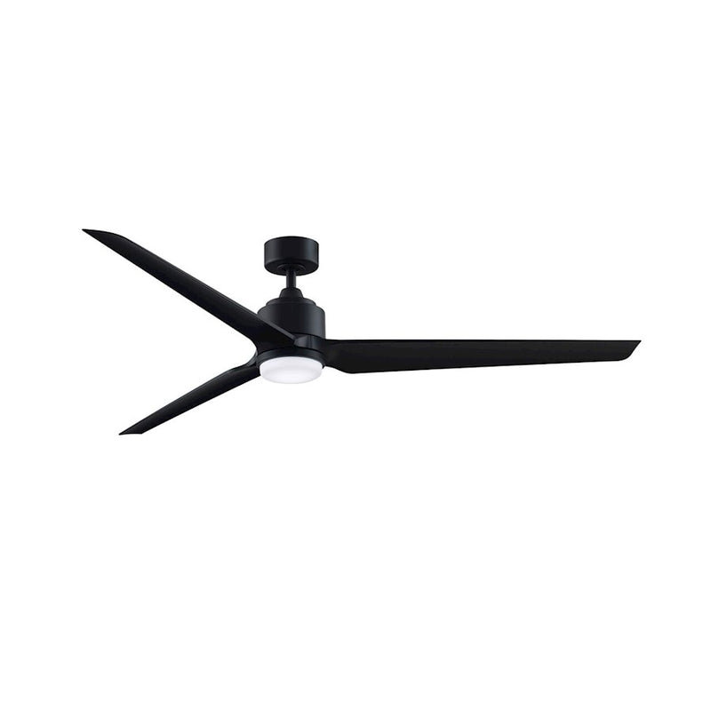 Fanimation TriAire Custom 64in 3-Blade Ceiling Fan Motor | Black DC Motor | Indoor & Outdoor Wet Rated | 64 x 64 x 16 in | Model MAD8515BLW