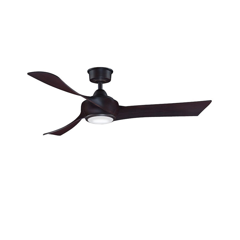 Fanimation Wrap Custom 60in 3-Blade Ceiling Fan Motor | Dark Bronze DC Motor | Living Room & Covered Patio | 60 x 60 x 12 in | Model MAD8530DZ