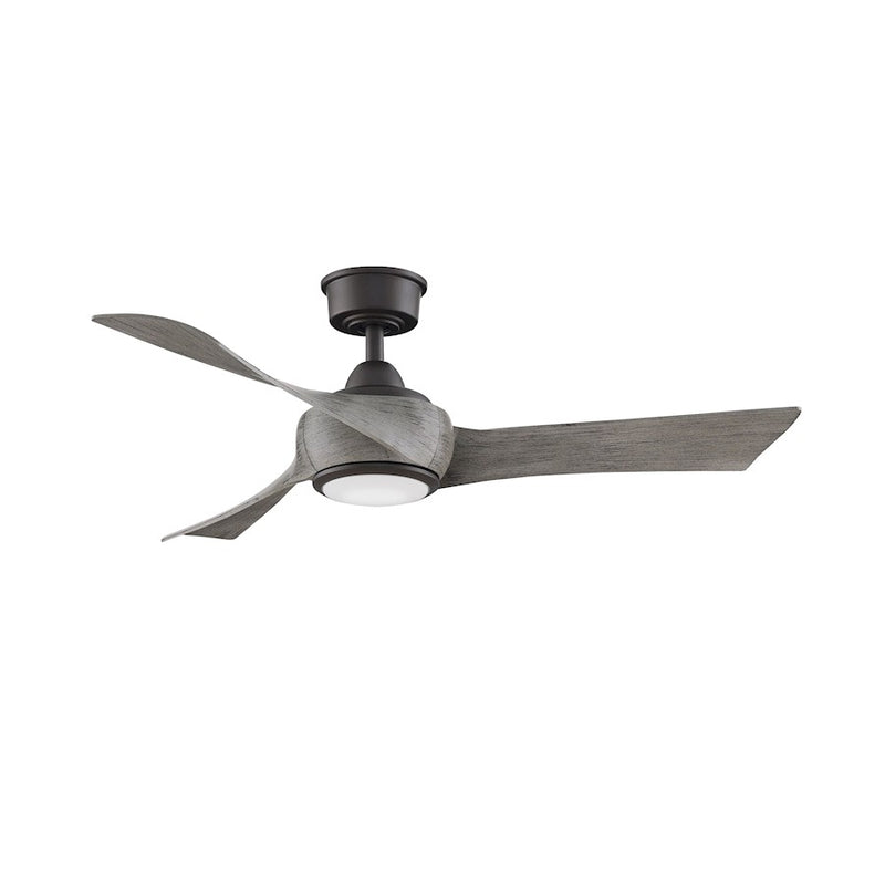 Fanimation Wrap Custom 60in 3-Blade Ceiling Fan Motor | Matte Greige DC Motor | Living Room & Covered Patio | 60 x 60 x 12 in | Model MAD8530GR