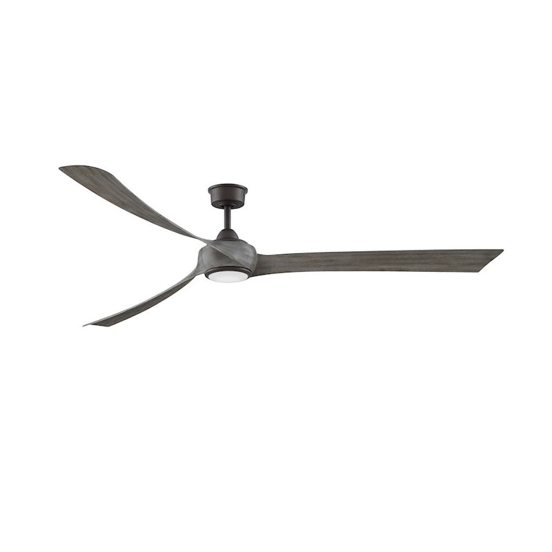 Fanimation Wrap Custom 64in 3-Blade Ceiling Fan | Modern Matte Greige Motor | Living Room & Covered Patio | 64 x 64 x 16 in | Model MAD8531GR