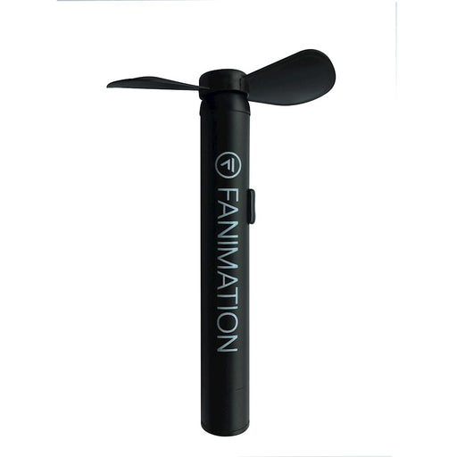 Fanimation Baby Breezy 3.75in Handheld Fan | Black Composite Blades | Travel & Personal Cooling | 2 x 2 x 4 in | Model MF90BL