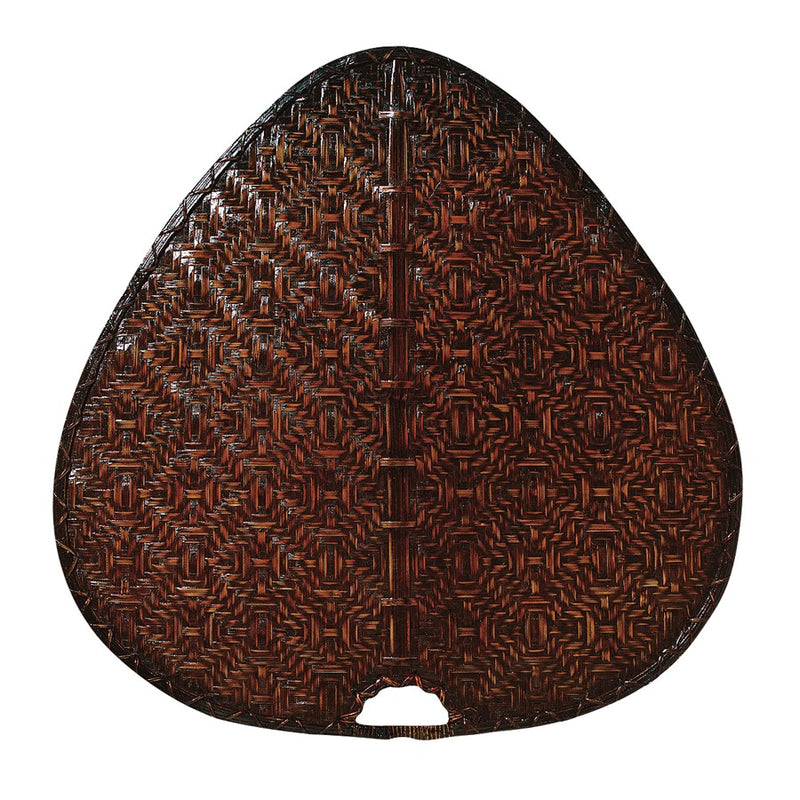Fanimation Palisade 18in Wide Oval Bamboo Fan Blades | Antique Woven Bamboo | Damp Rated Ceiling Fan Replacement Blades | Model PAD2A