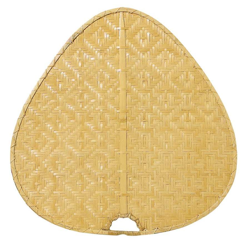 Fanimation Punkah 22in 1-Blade Wide Oval Bamboo Fan Blade | Clear Woven Bamboo | Indoor & Damp Location Ceiling Fans | 22 x 22 x 22 in | Model PUD1C