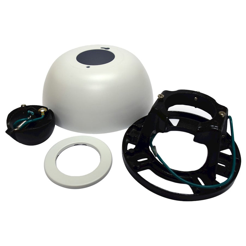 Fanimation Sloped Ceiling Kit 1in | Matte White Metal | Vaulted & Cathedral Ceilings | 6.5 x 6.5 x 2.58 in | Model SCK1-52MWW