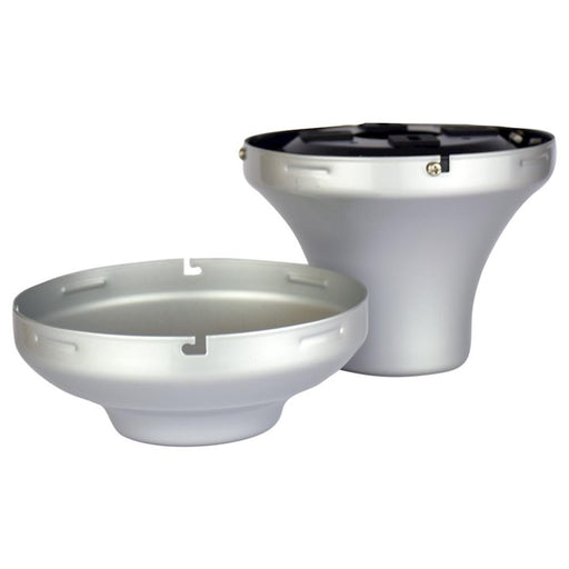 Fanimation SCK1 6in Sloped Ceiling Kit | Silver Wet-Rated Metal | Vaulted & Cathedral Ceilings | 6.5 x 6.5 x 2.58 in | Model SCK1-52SLW