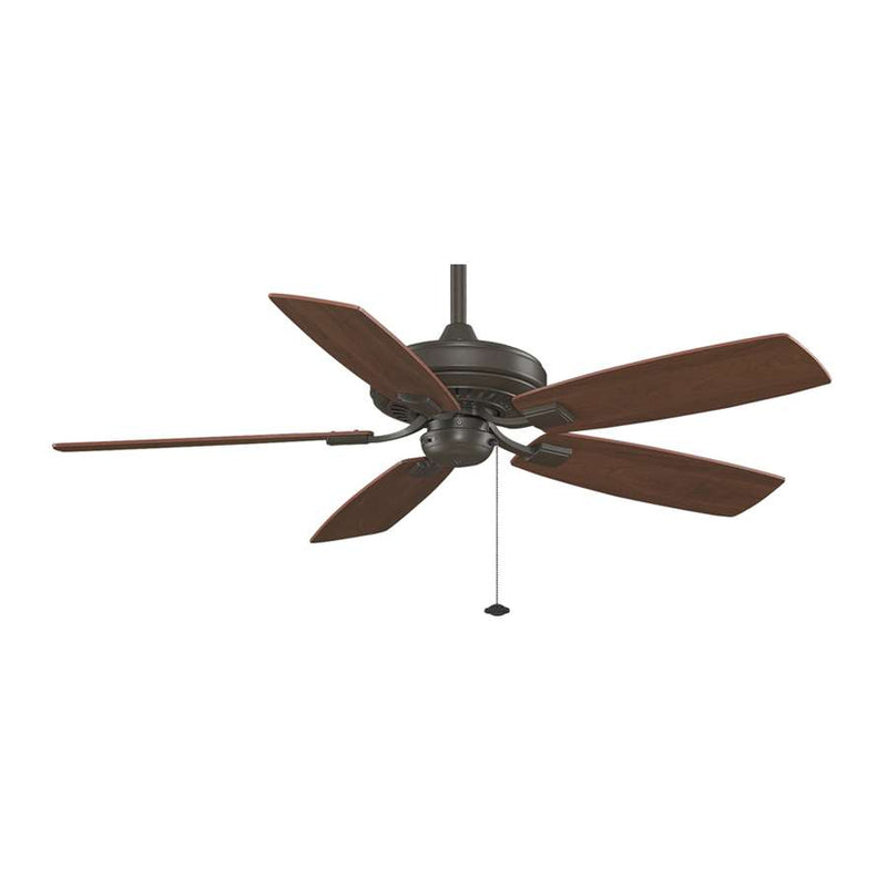 Fanimation Edgewood 52in 5-Blade Ceiling Fan | Oil-Rubbed Bronze and Cherry/Walnut Blades | Living Room & Covered Patio | Model TF610OB