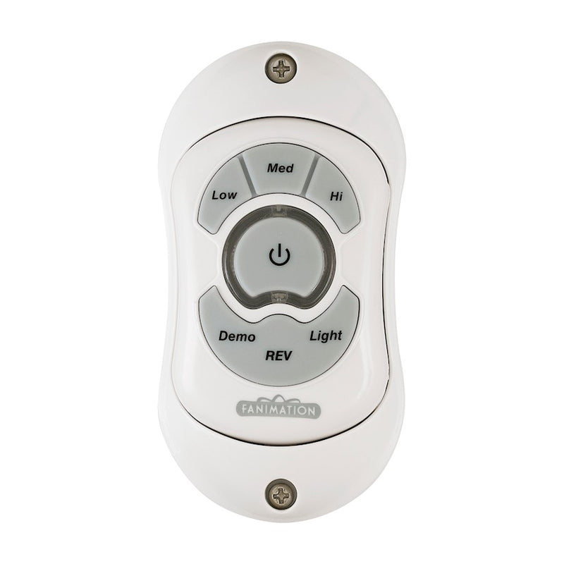 Fanimation TR28 Ceiling Fan Control | White Finish | For Indoor Fans | 4.5in H | Model TR28