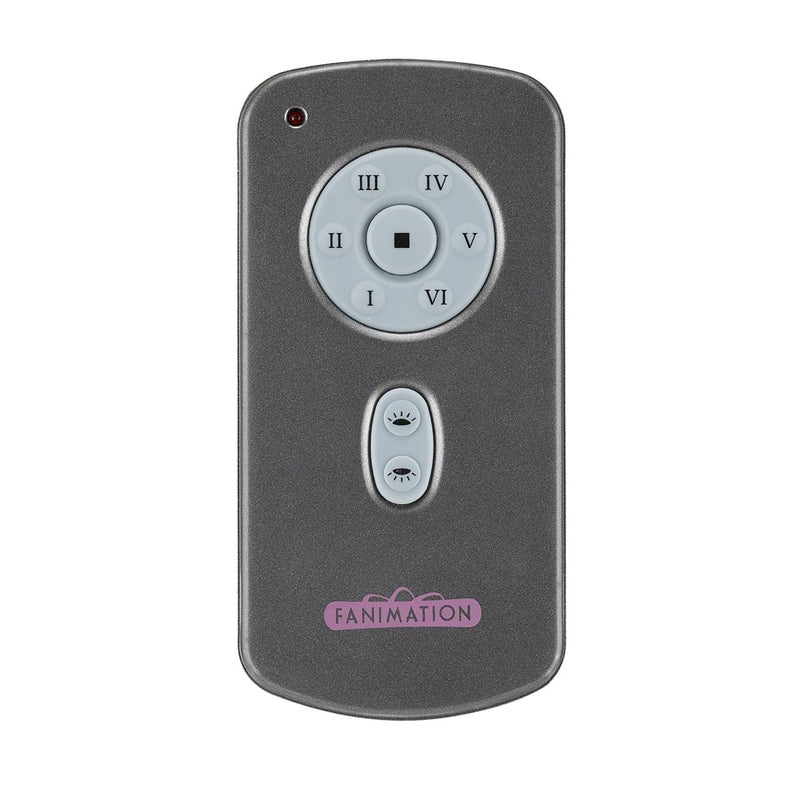 Fanimation TR31 Handheld Ceiling Fan Transmitter | Grey Finish | Control Fan Speed & Light | 4.5in H | Model TR31