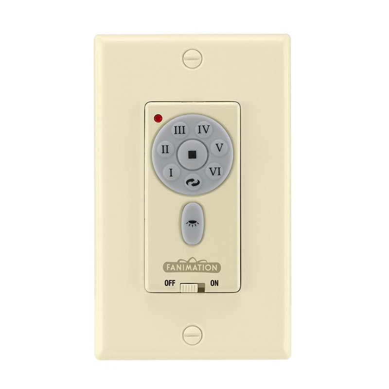 Fanimation TW30LA Wall Control | Light Almond Finish | Fan Speed & Light Control for Ceiling Fans | 0.3 x 1.57 x 4.72 in | Model TW30LA