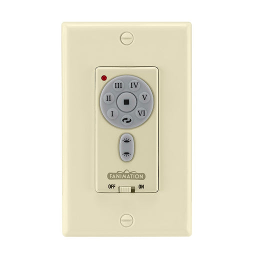 Fanimation TW32LA Light Almond Ceiling Fan Wall Control | 120V, 3-Speed | Bedroom & Living Room | 4.72in H | Model TW32LA