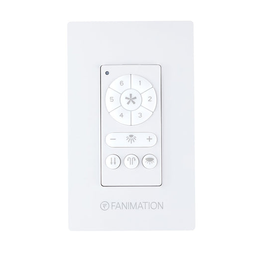 Fanimation Ceiling Fan Wall Control, DC Motor Fan/Downlight, White - TW406