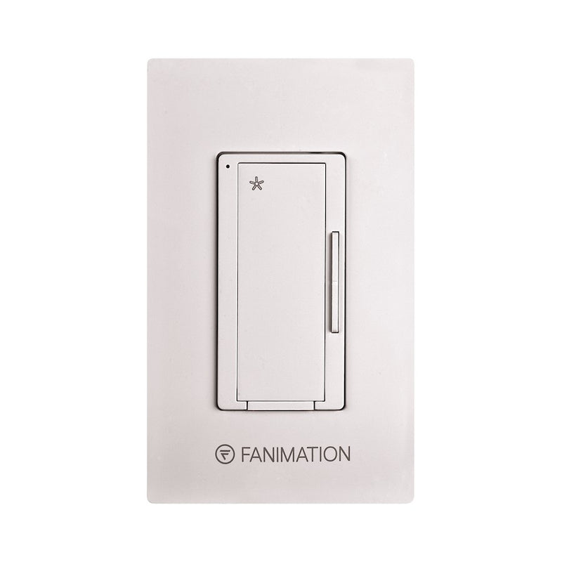 Fanimation Controls Collection 3-Speed Fan Wall Control | White | Bedroom & Living Room | 5 x 3 x 2 in | Model WC1WH