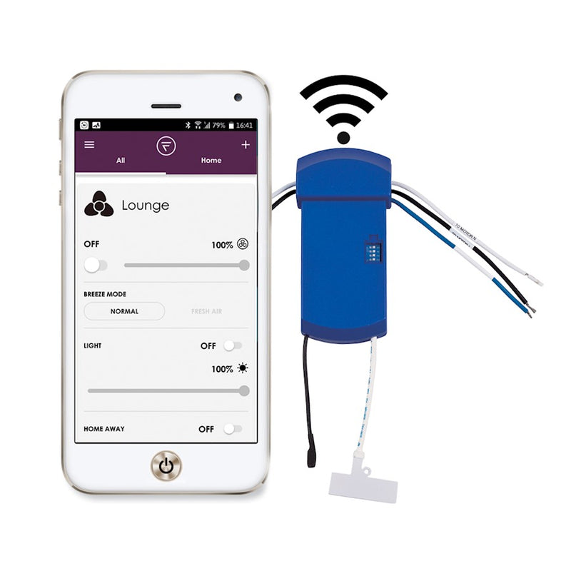 Fanimation FanSync WiFi Receiver WFR50 | Smart Home Ceiling Fan Control | Alexa & Google Home Compatible | 120V Dry Location | Model WFR50