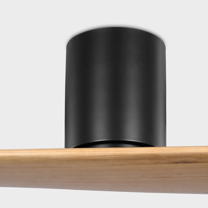 Visual Comfort Fan Plank Smart 60 Hugger Ceiling Fan, Black/Honey