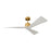 Visual Comfort Fan Adler 52" Ceiling Fan, Burnished Brass/White - 3ADR52BBS