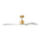 Visual Comfort Fan Adler 52" Ceiling Fan, Burnished Brass/White