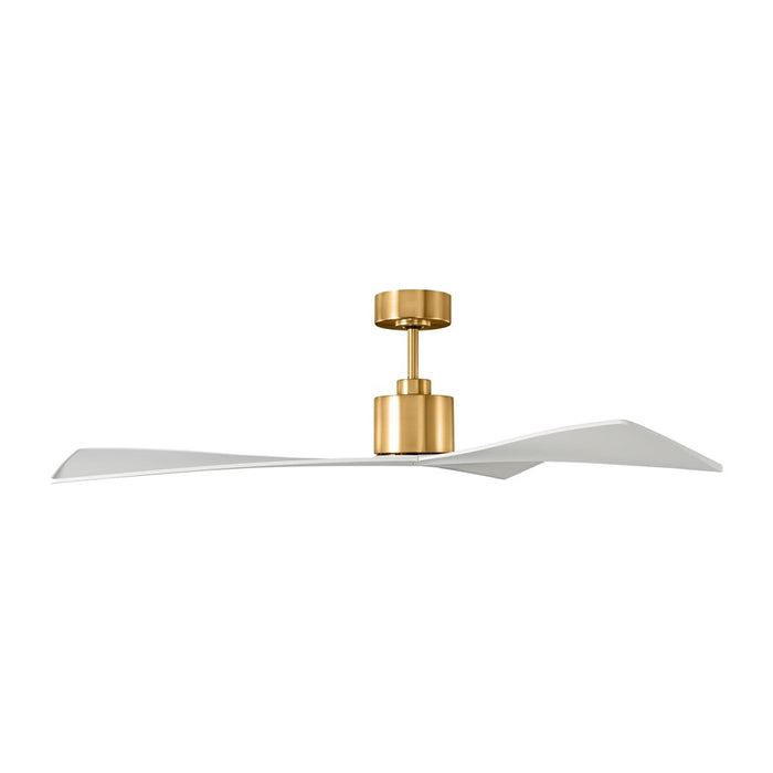 Visual Comfort Fan Adler 52" Ceiling Fan, Burnished Brass/White
