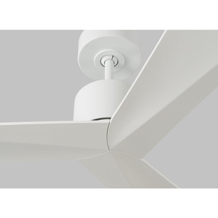 Visual Comfort Fan Adler 52" Ceiling Fan, Brushed Steel/Silver