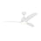 Visual Comfort Fan Avila Coastal 54" Ceiling Fan, White/Opal